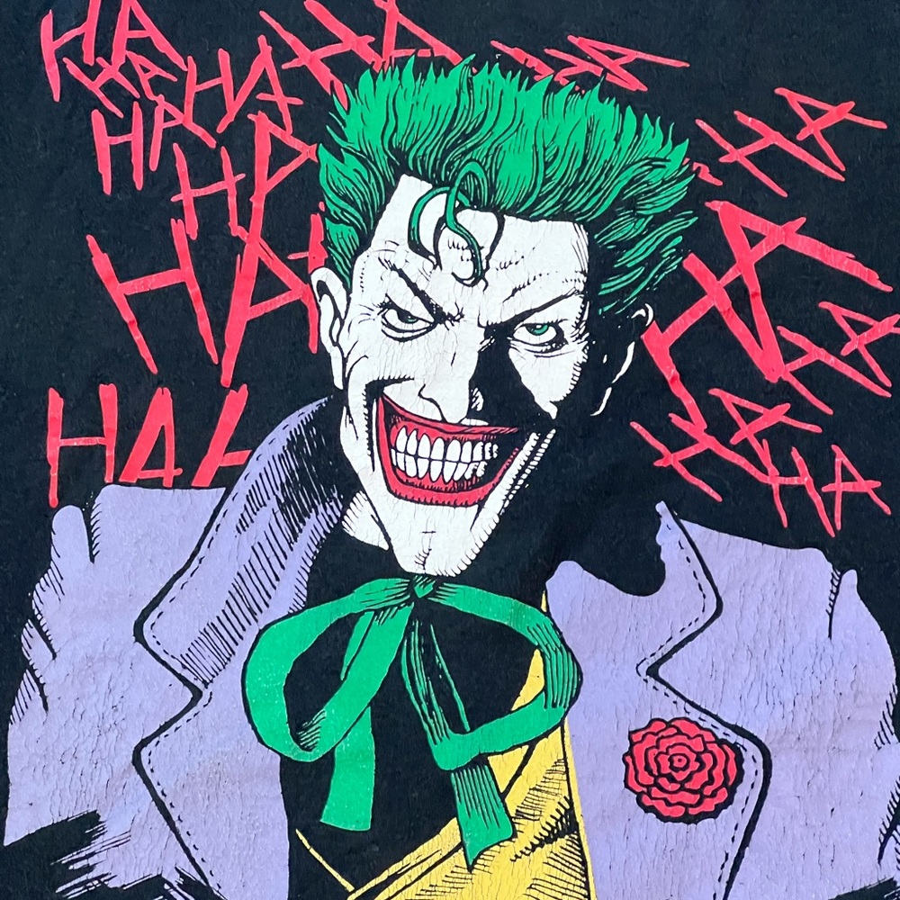 Vintage DC Comic The Joker Men’s size XL T-Shirt tee Batman Changes DC Comics - Picture 2 of 5